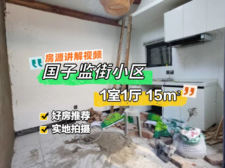 國子監(jiān)街小區(qū)1室1廳1衛(wèi)13㎡南北220萬